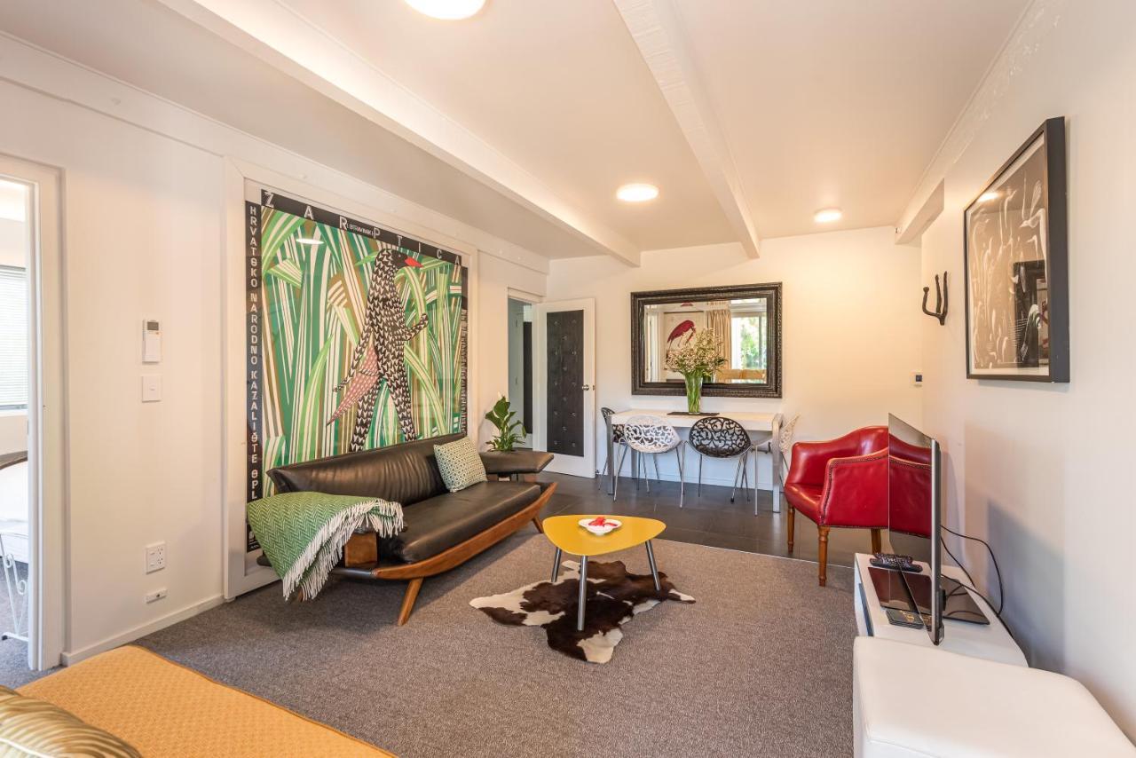 Ferienwohnung Retro Living - Lush Garden Christchurch Exterior foto